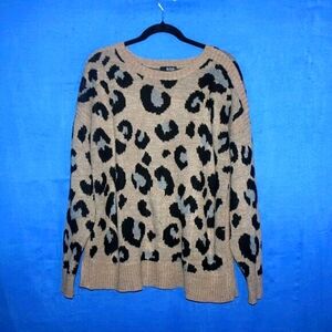 A.N.A. A New Approach Leopard Print Sweater PXXL